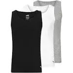 Puma Men's 3 Pack Ribbed Tank Tops