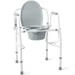 Medline bedside commode with drop arm