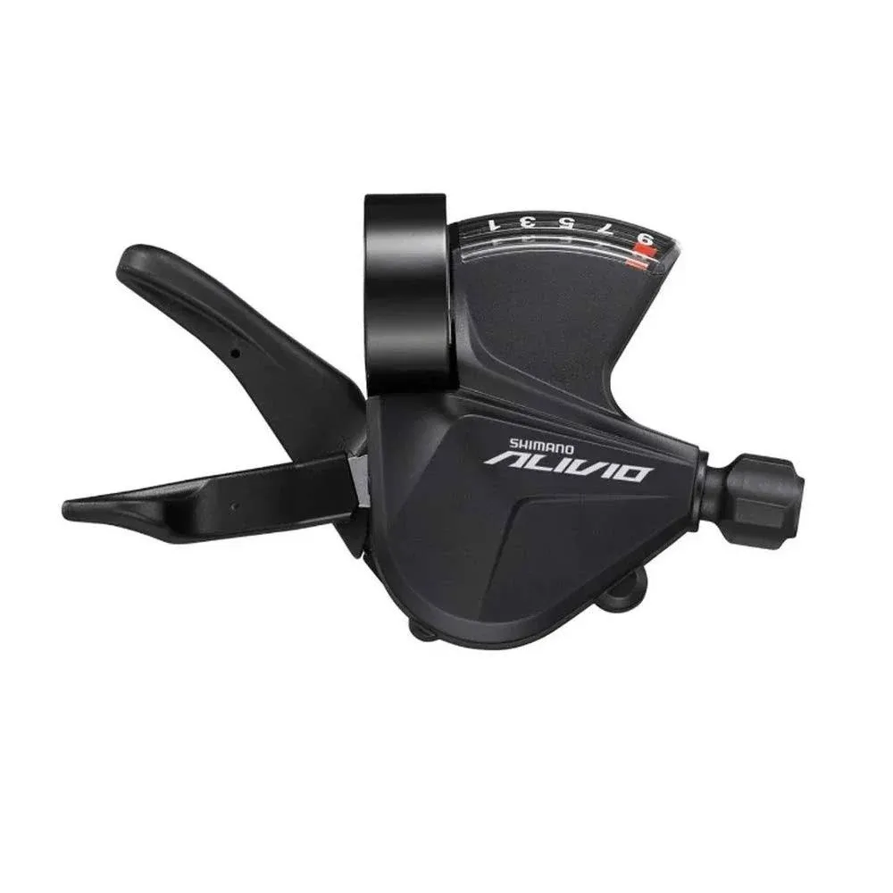 Shimano Alivio SL-M3100 Alivio Shift Lever, 9-Speed, Band on, Right Hand,Black