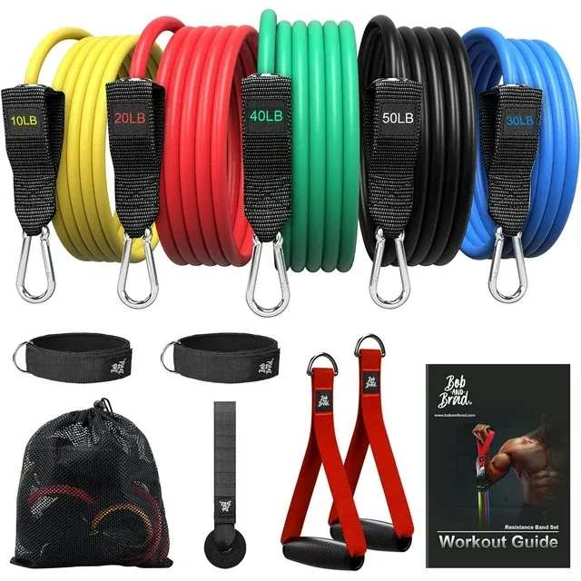 BOB AND BRAD Resistance Bands, Resistance Bands Set for Workout Stackable Up ...