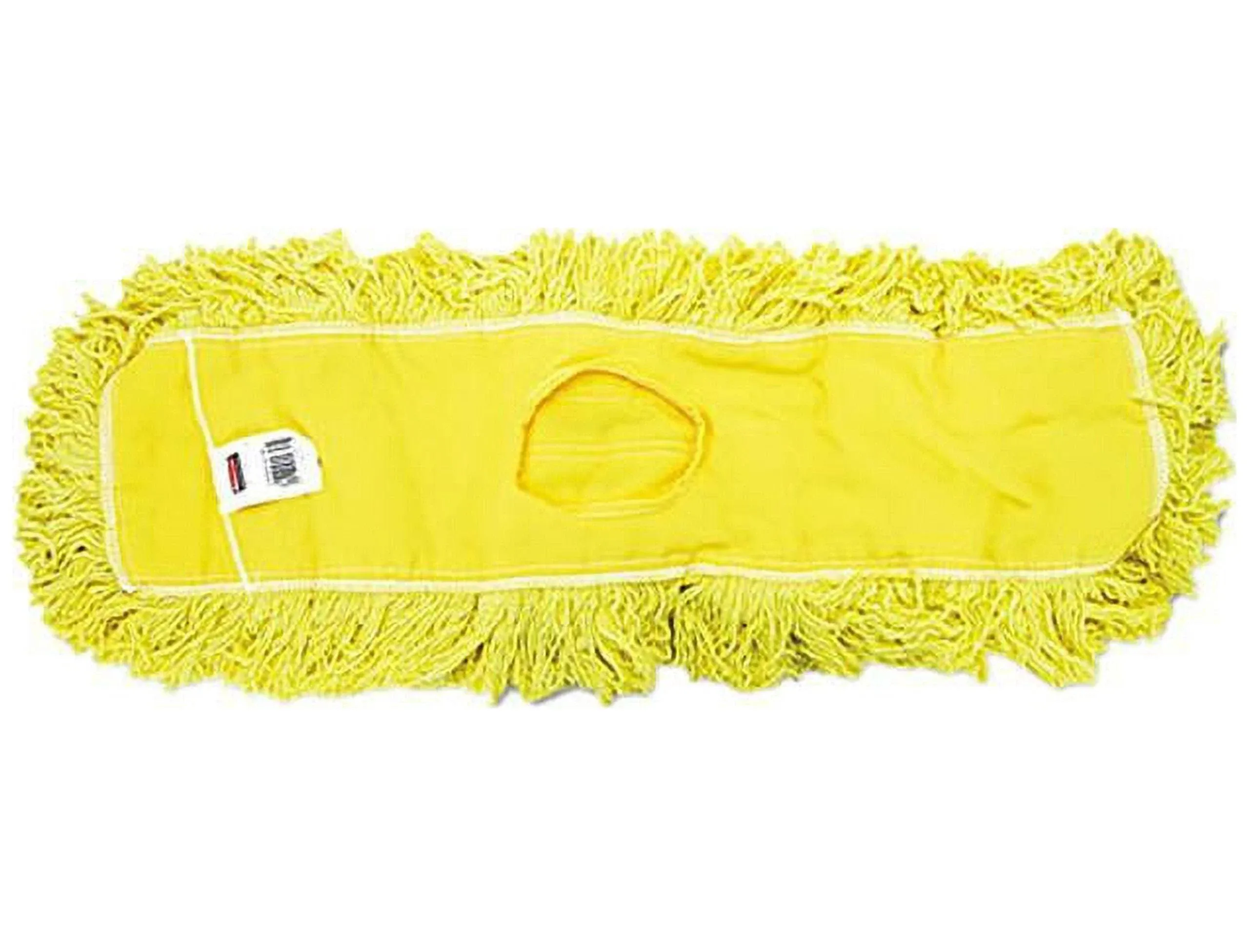 Rubbermaid Trapper Commercial Dust Mop, Looped-End Launderable, 5" x 24", Yellow