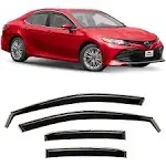 Voron Glass in-Channel Extra Durable Rain Guards for Toyota Camry 2018-2023, Window Deflectors, Vent Window Visors, 4 Pieces - 220171