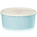 Tupperware Heritage Collection 7.6 Cup Cookie Canister - Vintage Blue Color, Dishwasher Safe & BPA Free Container - (1.8 L)