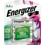 Energizer AA Rechargeable NiMH Batteries - 12 Pack + Free Shipping