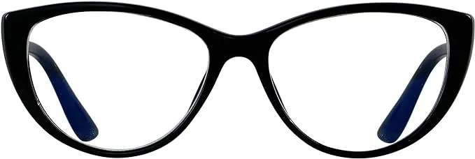 ANDWOOD Blue Light Blocking Glasses Women Bluelight Blocker Computer Cateye Clear Cat Eye Eyeglasses Frame AR003