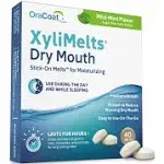 OraCoat Xylimelts Dry Mouth Mild-Mint Flavor Stick-On Melts