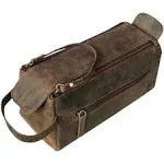 Rustic Town Leather Toiletry Bag