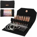 Lykke 3.5" Cypra Interchangeable Needle Set, Black Vegan Suede Case