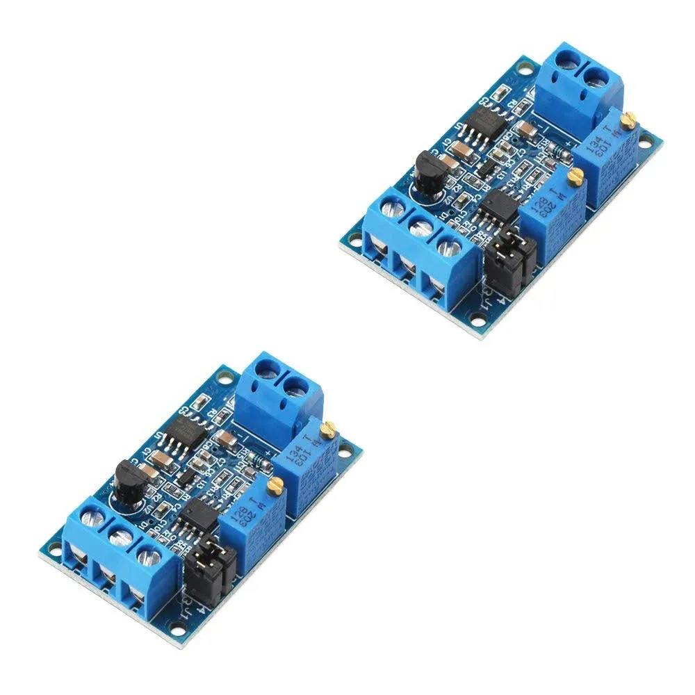 Ximimark 2Pcs Current to Voltage Converter Module 0/4-20mA 0-3.3V 0-5V...