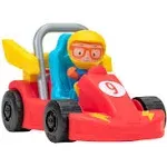 Blippi Go-Kart Racer Pull Back Vehicle - Features Racer Figure - Toys for Kids and Preschoolers