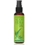 Seven Minerals Travel Size Organic Aloe Vera Gel from Freshly Cut 100% Pure Aloe - 2 fl oz - HighestQuality, Texas Grown, Vegan,