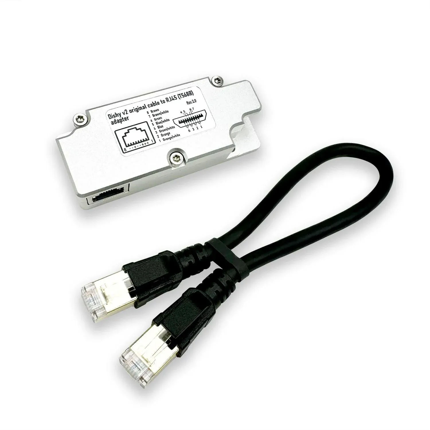 YAOSHENG Rectangular Dishy Cable Adapter to RJ45. Connect Your Dishy V2 to Po...