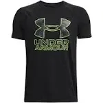 Under Armour Boys' Tech Hybrid Print Fill Short Sleeve T-Shirt