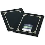 Geographics Certificate Document Cover, Linen Stock, Navy Blue - 6 pack