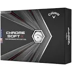 2020 Callaway Chrome Soft X Golf Balls (White)