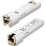 [Pack of 1] 1.25/2.5/5/10G-T SFP+ to RJ45 Transceiver, Copper Ethernet Module Compatible for Cisco SFP-10G-T-S, MikroTik S+RJ10, Ubiquiti UF-RJ45