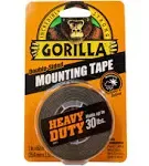 Heavy Duty Double Sided Mounting Tape Black 1"x60"