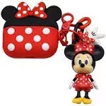 Compatible with AirPods Pro Minnie Mouse Mickey Cute 3D Cartoon Case,Kawaii AirPods Pro Silicone Cover for Girls Kids Teens Boys with Cartoon