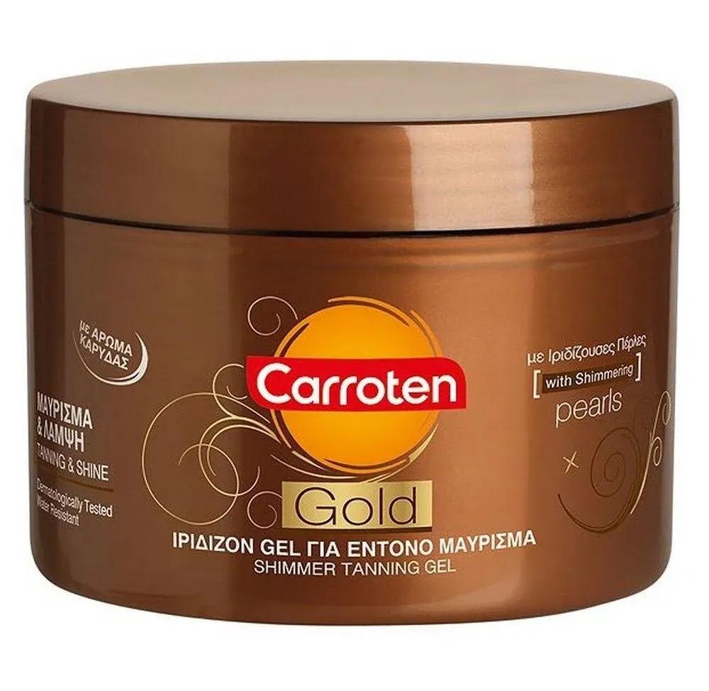 Carroten Gold Shimmer Tanning Gel SPF0 150ml 5oz