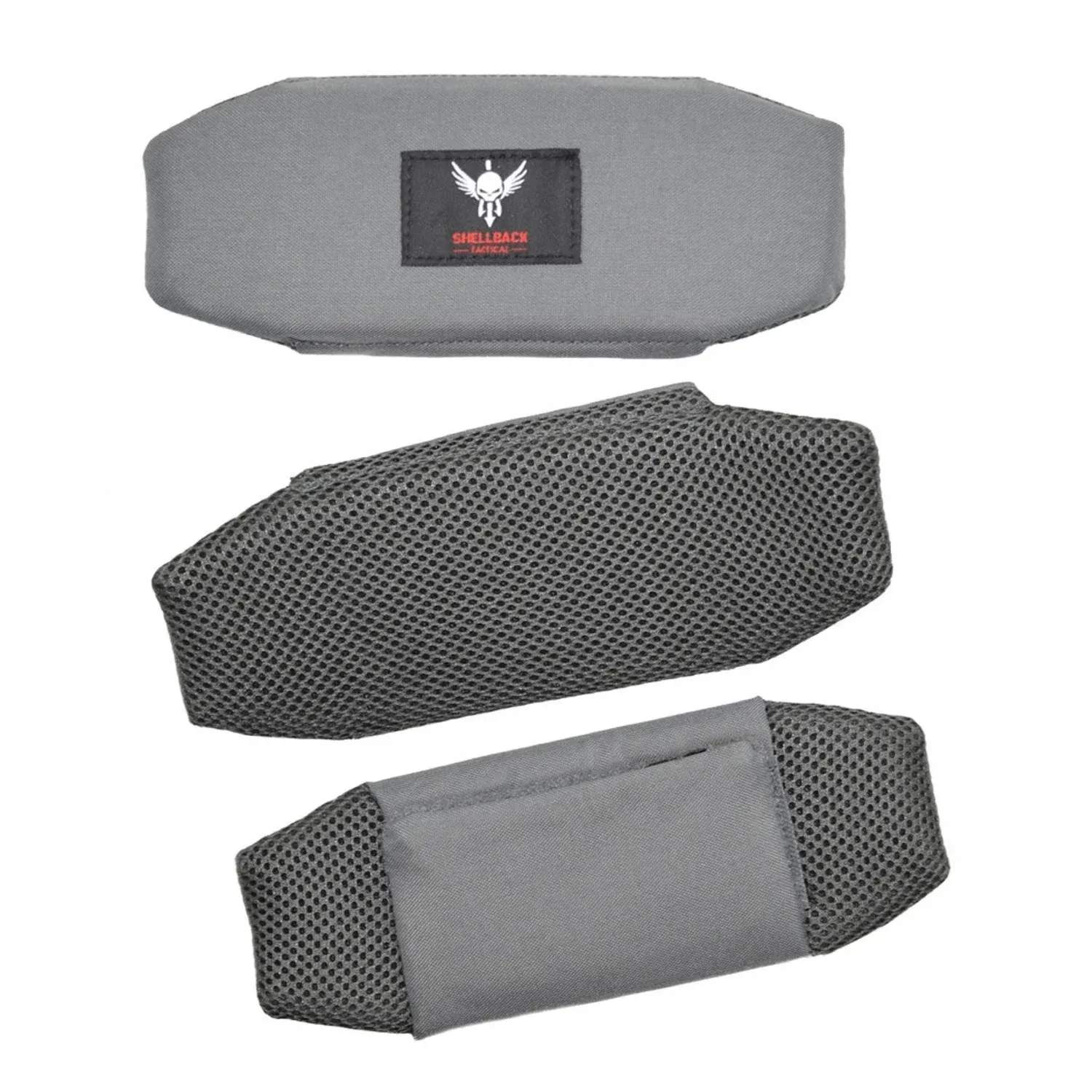 Shellback Tactical Banshee Ultimate Shoulder Pads Set of 2, Wolf Grey