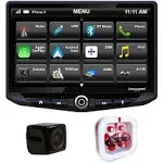 Stinger - 10” Android Auto/Apple CarPlay Bluetooth Digital Media Receiver - Black