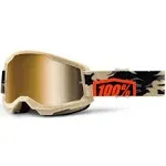 100% Strata 2 Goggles - Kombat - True Gold