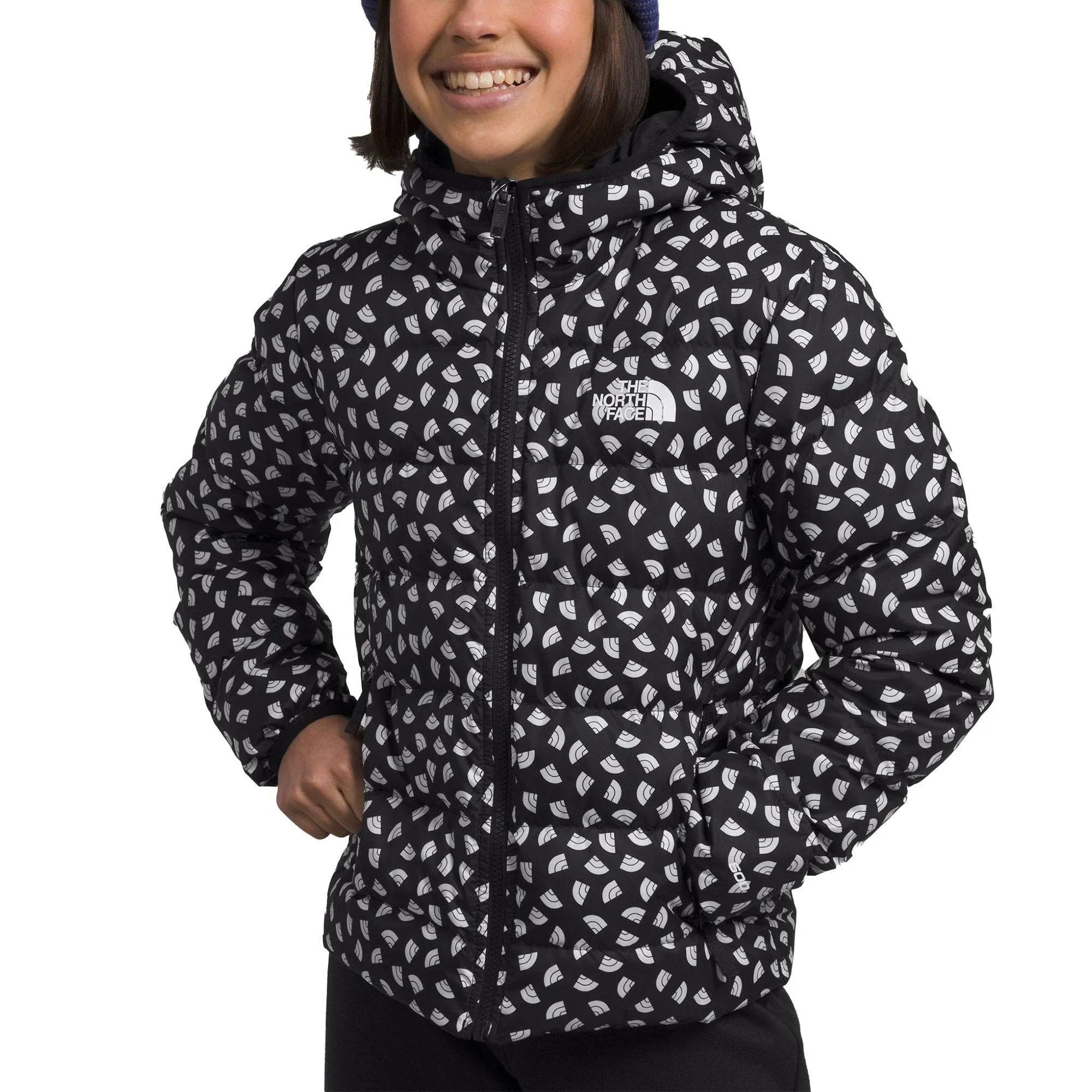 The North Face Girls North Down Hooded Reversible Jacket