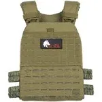 WOLF TACTICAL Adjustable Weighted Vest – WODs, Strength and Endurance Trai