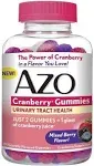 Azo Cranberry Gummies, Berrylicious Flavor - 40 gummies