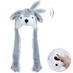 Cute Bunny Ears Bunny Hat   Moving Airbag Rabbit Cap With Soft Jumping Action   Funny Cartoon Kawaii Plush Toy Gift For Adults And Kids 220611 From Kai08, $7.59 | DHgate.Com