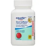 Equate Stool Softener Plus Stimulant Laxative Tablets for Constipation, 120 Count