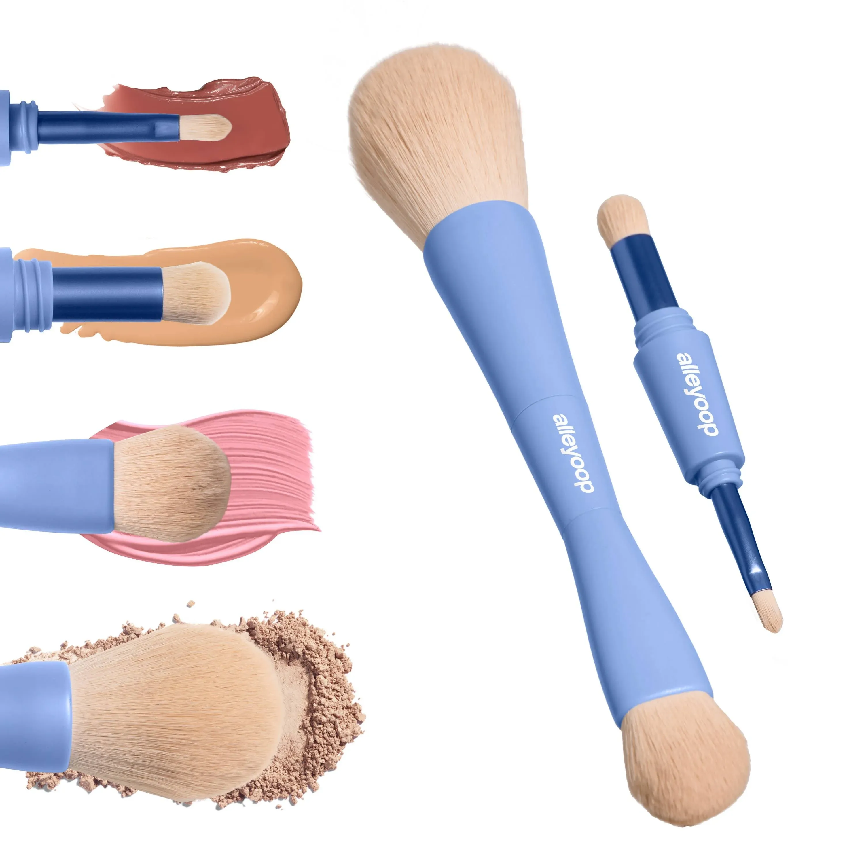 Alleyoop 4-in-1 Makeup Brush - Overachiever