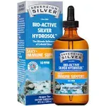 Sovereign Silver Bio-Active Silver Hydrosol, 10 PPM, Dropper Top - 8 fl oz