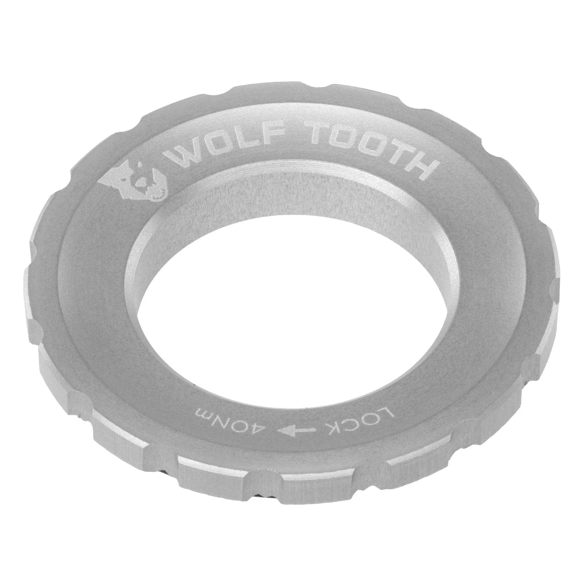 Wolf Tooth Centerlock Rotor Lockring - Silver