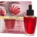 2 Pack Bath & Body Works Wallflower Fragrance Refill Strawberry Pound Cake New