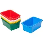 Ecr4kids Scoop Front Storage Bin, Assorted, 5-Piece