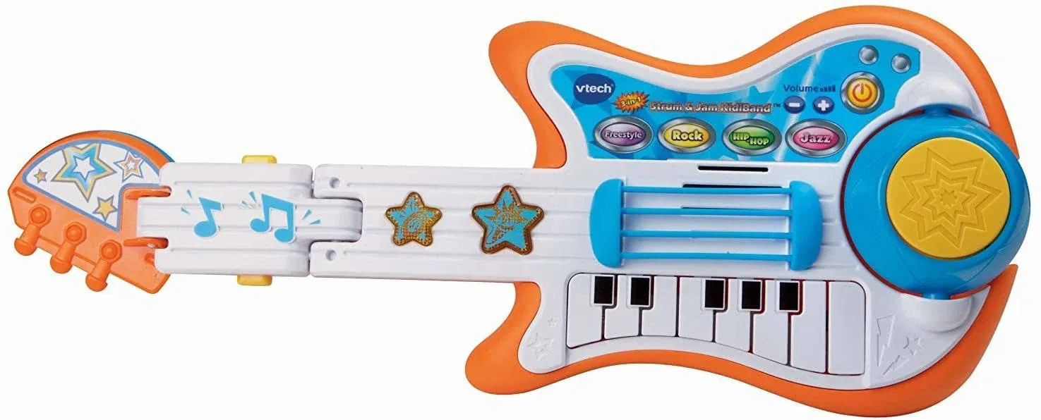 Vtech Strum and Jam Kidi Musical Guitar Band (Frustration Free Packaging) White