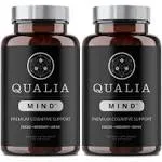 Qualia Mind Nootropic | Premium Brain Booster Supplement for Memory, Focus, Clarity and Concentration Support with Bacopa Monnieri, Ginkgo Biloba, DHA