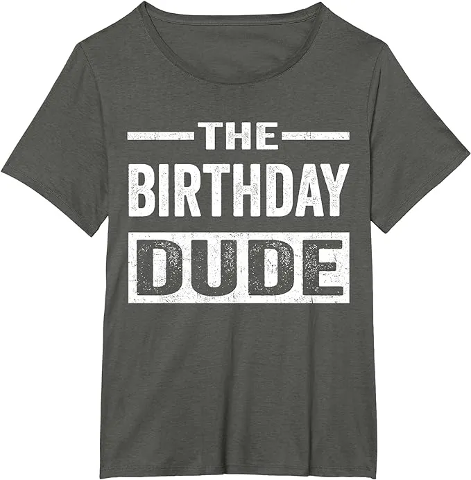 I&#039;m The Birthday Dude Graphic Novelty Gift Tee Youth Unisex T-shirt