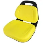 Eparts, Inc. E-am136044 Deluxe Yellow Seat for John Deere X530, X520, X500, X360, X340, X324, X320, X300R, X304, X300, X305R, X310, X330, X350, X350r,