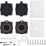 Karbay Hiblow HP-80 HP-60 Air Pump Diaphragm Rebuild Repair Kit -Fast Same Day Shipping, Size: One Size