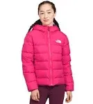 THE NORTH FACE Girls' North Down Hooded Jacket, Mr. Pink, X-Large