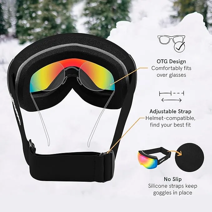 Traverse Plus Ski & Snowboard Goggles Matte Abalone and Pearl