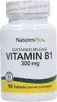 Nature's Plus Vitamin B-1 300 MG 90 Tablets