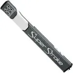 SuperStroke Golf Traxion Flatso 2.0 Putter Grip Gray/White