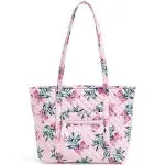 Vera Bradley ~ &#034;Happiness Returns Pink&#034; ~ Small Vera Tote Bag ~ NWT