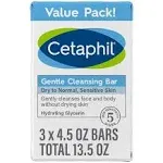 Cetaphil Gentle Cleansing Bar 3pk