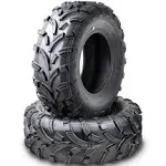 WANDA Set of 2 New ATV/UTV Tires 25x10-12 /6PR P373 High Load tires...