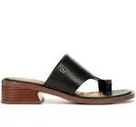 Franco Sarto Women's SIA Slide Sandal, Black, 5M, Leather