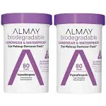 Almay Biodegradable Makeup Remover Pads, Micellar Gentle, Hypoallergenic<wbr/>, Fragra